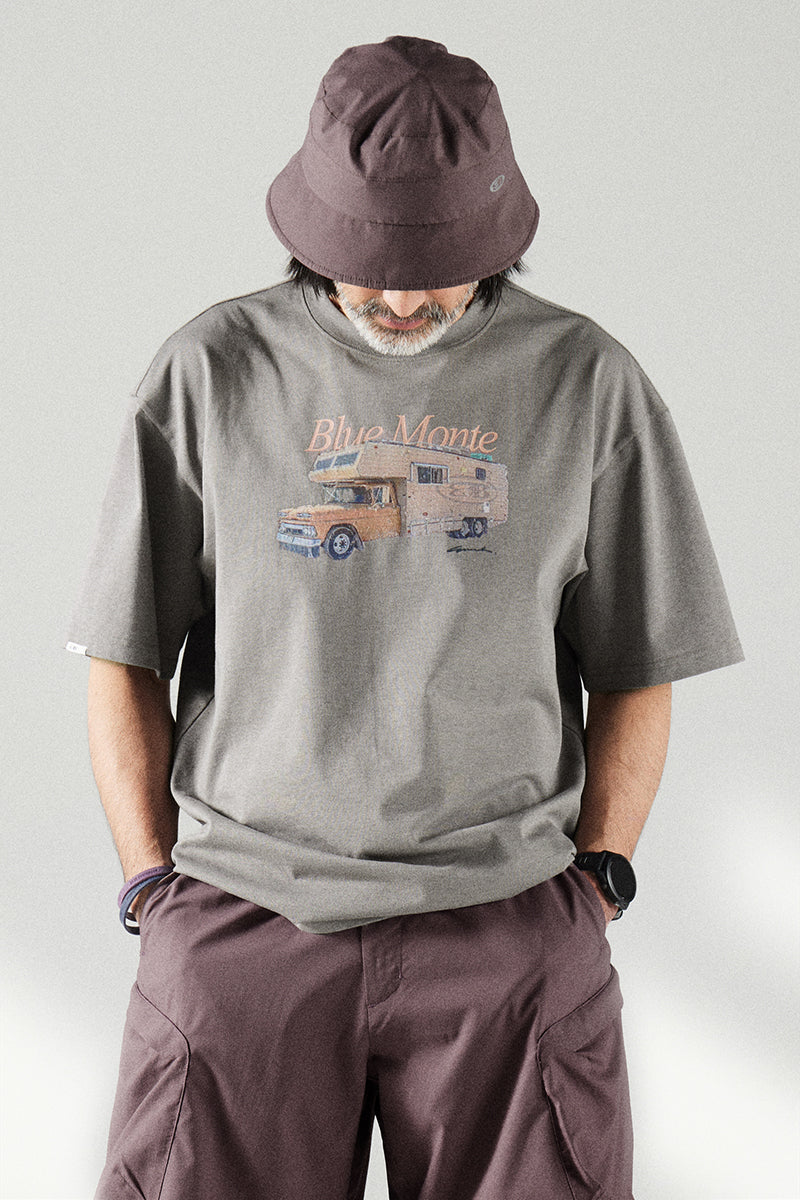キャンピングカープリントTシャツ
