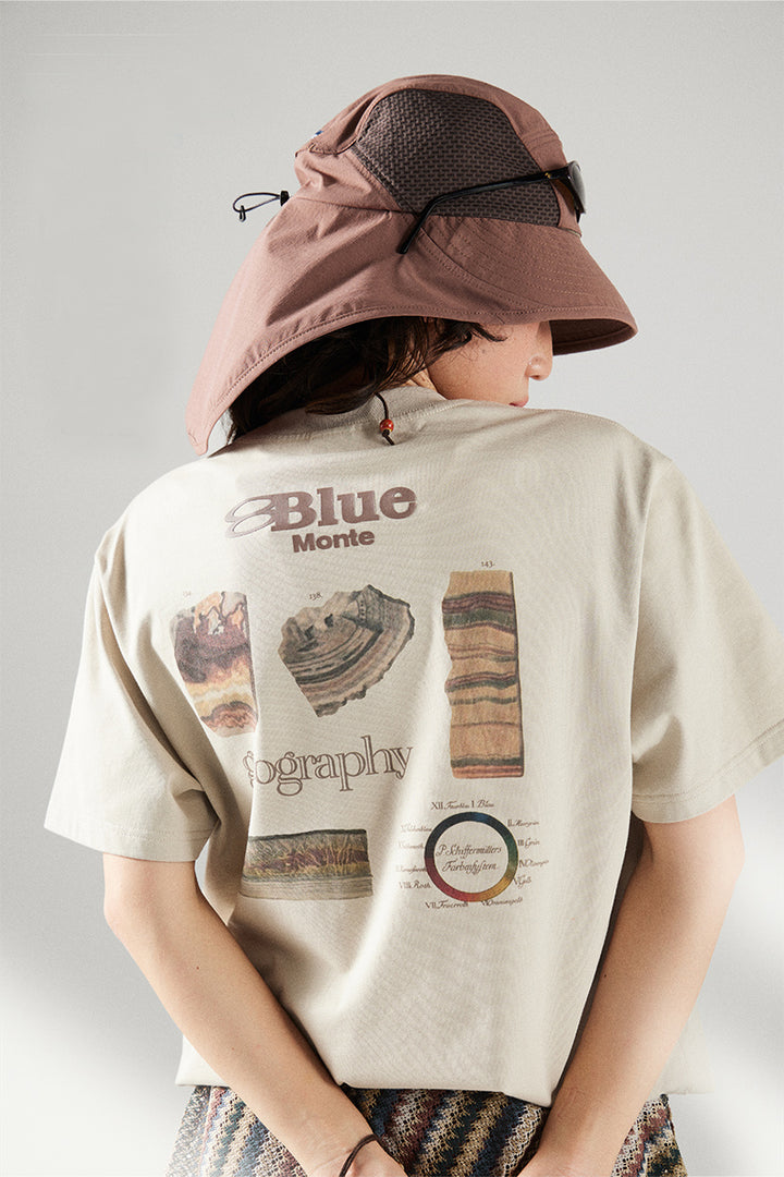 COOLMAX  地層プリントTシャツ