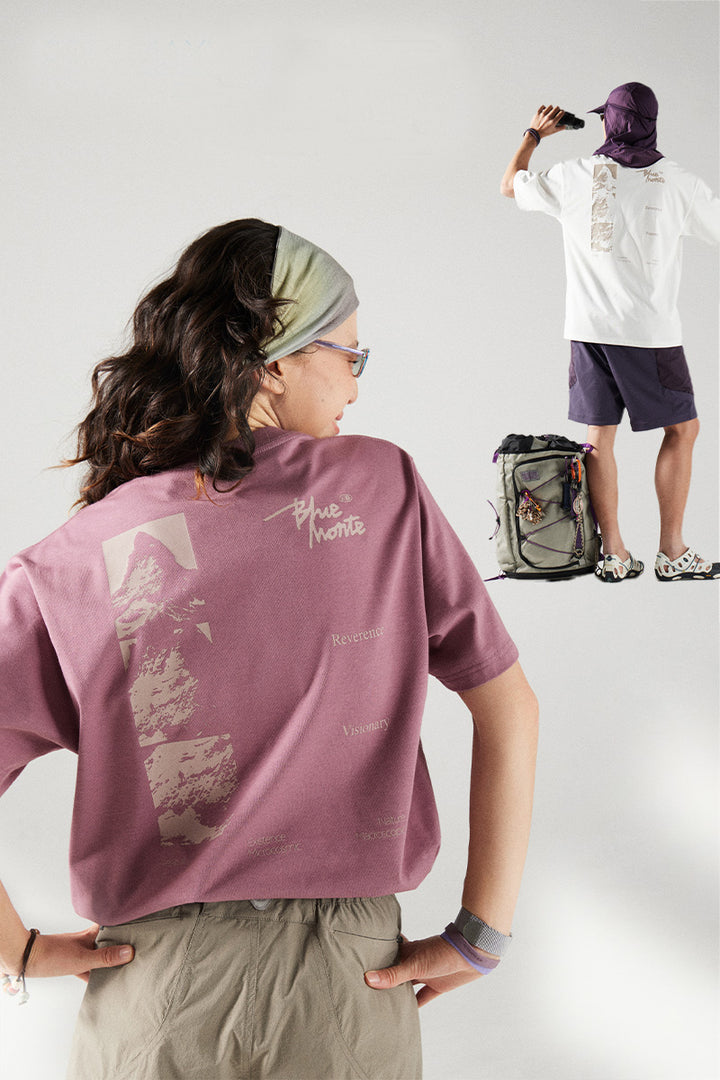 COOLMAX  マウンテンプリントTシャツ