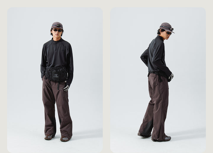 ストレートフィット ロングパンツ24BLCK002