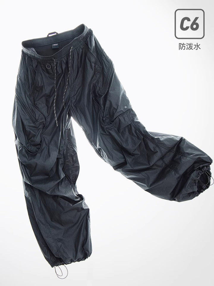 メタリックナイロン 防水パンツ ウイメンズ24BLCK005