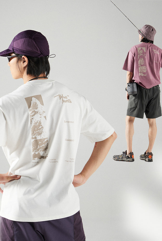 COOLMAX  マウンテンプリントTシャツ