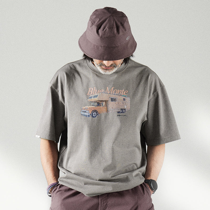 キャンピングカープリントTシャツ