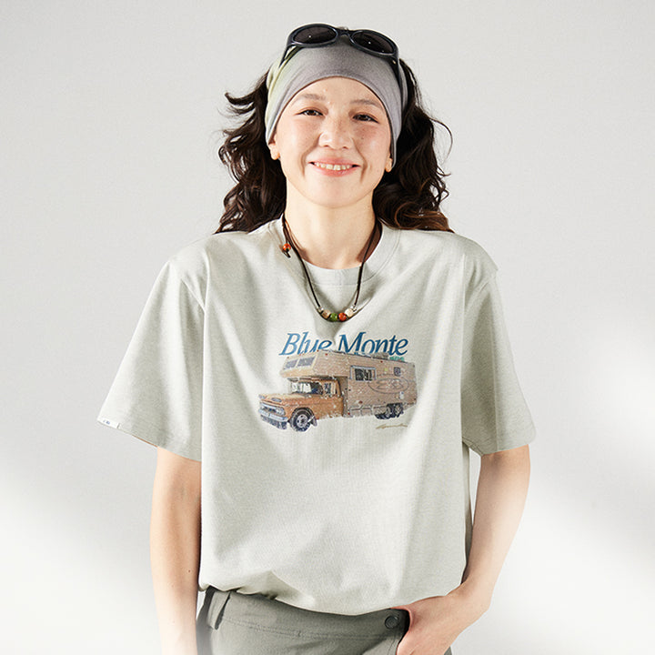 キャンピングカープリントTシャツ