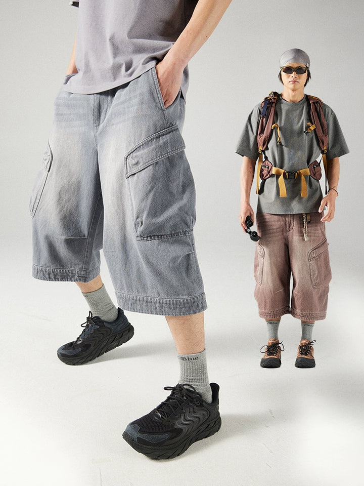 7分丈デニムパンツ