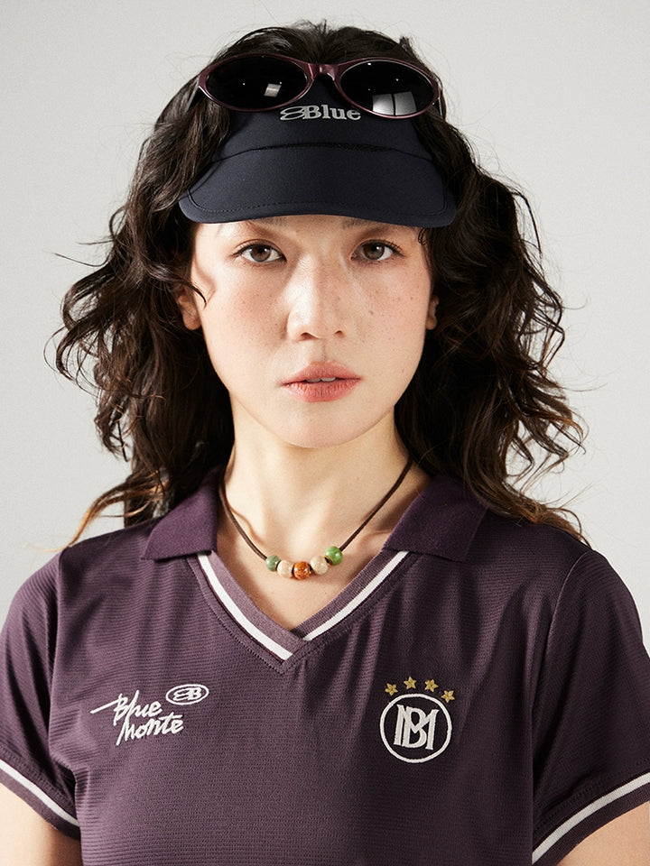 襟付き スポーツTシャツ