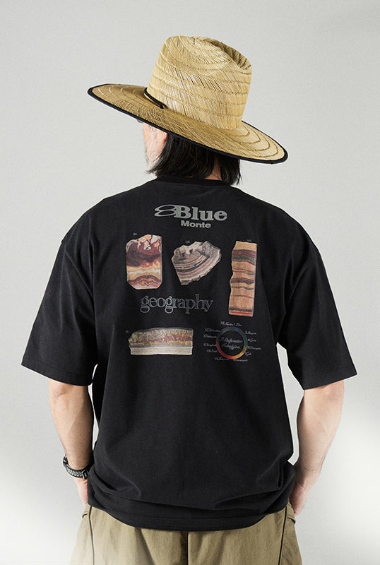 COOLMAX  地層プリントTシャツ