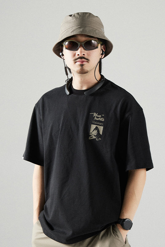 COOLMAX  マウンテンプリントTシャツ
